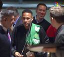 Neymar llegó al Clásico con la camiseta del Chapecoense