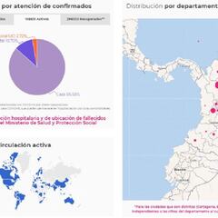 Mapa de casos y muertes por coronavirus por departamentos en Colombia: hoy, 20 de mayo