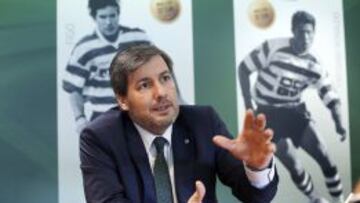 Bruno de Carvalho, presidente del Sporting de Lisboa.