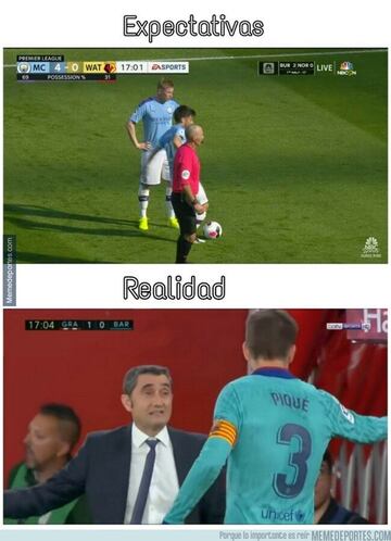 Real Madrid, Barça... protagonistas de los memes de la jornada