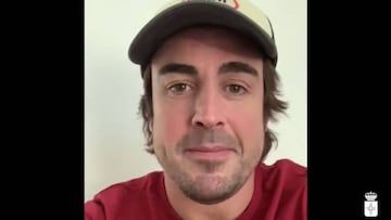 Alonso y su emotivo mensaje: "Regalemonos lo más valioso que tenemos, la salud"