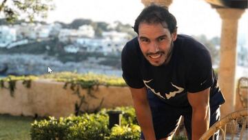Nadal, en su casa de Porto Cristo durante el confinamiento.