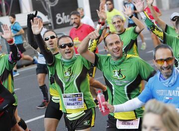 Las mejores imágenes del maratón de Valencia