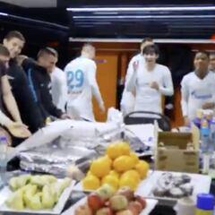 Barrios se divierte con el Zenit antes del partido de UEL