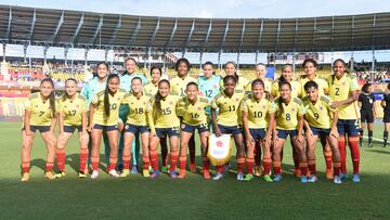Colombia vs México. Fecha 3 de la fase de grupos del Mundial Femenino Sub 17 que se disputa en India