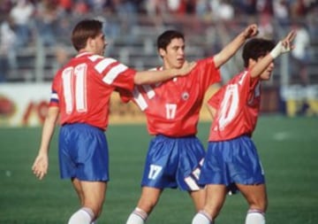 Tres de los cracks de la generación: Sebastián Rozental, Manuel Neira y Frank Lobos.