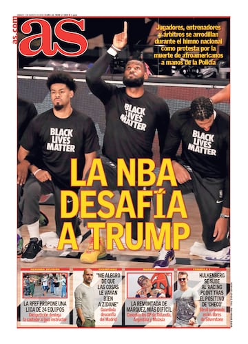 Las portadas de AS de agosto