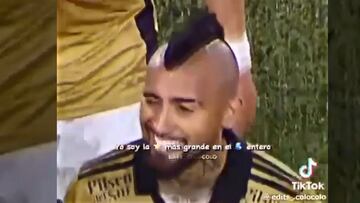 Vidal provoca a todos con un nuevo TikTok: Armani, Acuña, Aránguiz y Díaz