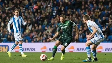Joaquín, duda para la ida de cuartos de final de Copa frente al Espanyol.