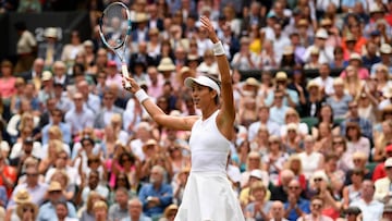 Muguruza se desata y jugar¨¢ la final contra Venus Williams