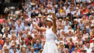 Vendaval Muguruza: paliza y a su segunda final de Wimbledon