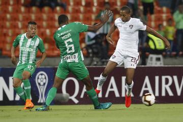 Aunque el equipo colombiano ganó 1-0 en Medellín, no logró remontar la serie ante Fluminense y se quedó por fuera del torneo internacional.