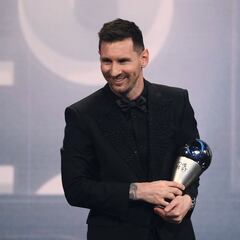 How many times has Messi won The Best award?