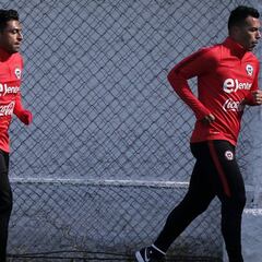 Los cuatro jugadores de la Roja que están con trabajo diferenciado