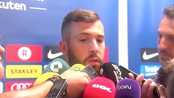 Jordi Alba: "Neymar es muy feliz en el Barcelona"