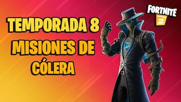 Misiones de C&oacute;lera en Fortnite Temporada 8; c&oacute;mo completarlas y sus recompensas