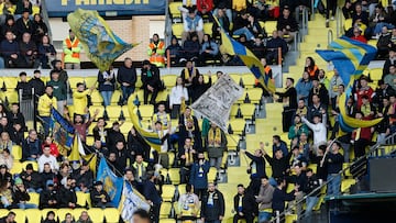 Seguidores del Villarreal.