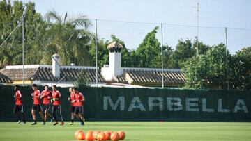 El equipo pasará nueve días entrenando en el Marbella Center.