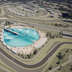 Los circuitos de carreras de Tilke incorporarán lagunas de surf