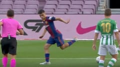 Pedri y su detalle técnico que está al alcance de los elegidos