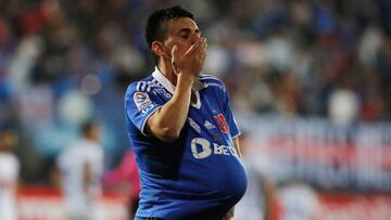 Futbol, Universidad de Chile vs Huachipato.
Fecha 14, campeonato Nacional 2022.
El jugador de Universidad de Chile Pablo Aranguiz, celebra su gol contra Huachipato durante el partido por la primera division disputado en el estadio Santa Laura.
Santiago, Chile.
21/05/2022
Jonnathan Oyarzun/Photosport

Football, Universidad de Chile vs Huachipato.
14th date, 2022 National Championship.
Universidad de Chile’s player Pablo Aranguiz, celebrates his goal against Huachipato during the first division match held at Santa Laura stadium.
Santiago, Chile.
21/05/2022
Jonnathan Oyarzun/Photosport