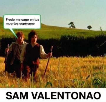 Los mejores memes de Sam va lent¨ªn