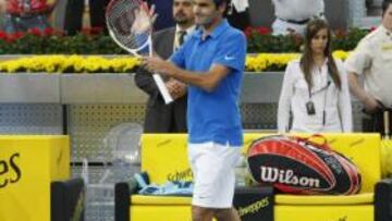 <b>GRADA MERENGUE. </b>Llull, Cristiano Ronaldo o Luis Figo se dejaron ver por la Caja Mágica.