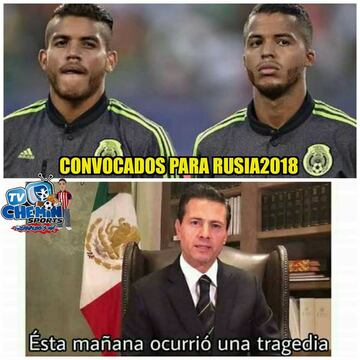 Los memes de la convocatoria de la Selección Mexicana