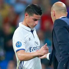 Sport: Zidane cierra la puerta al regreso de James a Real Madrid