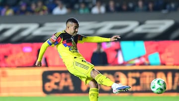 during the 16th round match between Leon and America as part of the Liga BBVA MX Varonil, Torneo Clausura 2026 at Nou Camp Stadium, on April 21, 2026 in Leon, Guanajuato, Mexico.