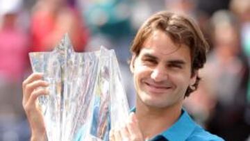 <b>INAGOTABLE. </b>Federer, con su cuarto t¨ªtulo de Indian Wells.