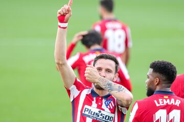 El canterano llegó, junto con Oblak, a las 200 victorias con el Atlético de Madrid tras ganar 0-3 al Getafe. Para llegar a esta cifra tan solo ha necesitado 314 partidos de 341 que lleva disputados con la camiseta rojiblanca. Saúl, que ha regresado al equipo tras una etapa en el Chelsea, tiene en su palmarés 1 Liga, 1 Copa del Rey y 1 Supercopa de España, así como 2 Europa Leagues y 1 Supercopa de Europa.