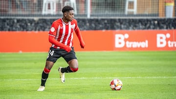 La perla Oyono regresa al Bilbao Athletic aliado con el gol