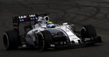 GRA397. MONTMELÓ (BARCELONA), 26/02/2015.- El piloto brasileño de Willliams, Felipe Massa, durante la primera jornada de la tercera tanda de entrenamientos oficiales de Fórmula Uno que se celebran en el Circuito de Catalunya de Montmeló. EFE/Alberto Estévez