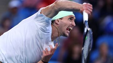 Alexander Zverev, contra Cameron en el Open de Australia.