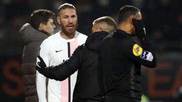 El PSG empata un partido agónico en el 91 y Ramos acaba expulsado