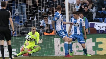 1x1 del Deportivo: Rubén salva al Depor y Lucas Pérez perdona