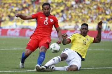 Colombia vs Chile en Barranquilla.