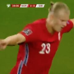 El show de Haaland: es un animal del gol