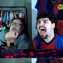 Un fan del Barça se hace viral tras su loca reacción en el 4-0: alucinen con sus palabras