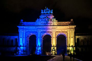El Arco del Parque Jupelpark en Bruselas (B¨¦lgica)