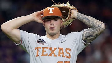 The East Carolina Pirates give the Texas Longhorns a thorough hiding in the first game of the Greenville Super Regional on the road to the CWS