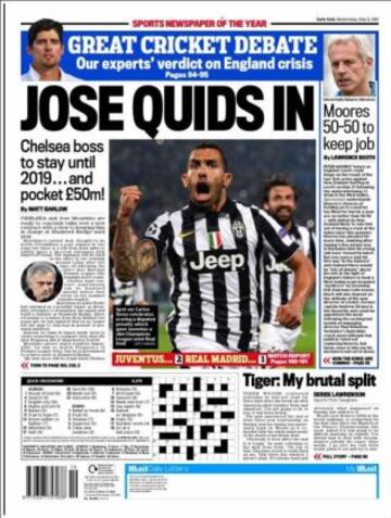 Portadas de la prensa deportiva