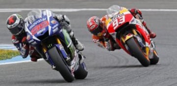 Jorge Lorenzo y Marc Márquez. 