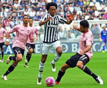 Cuadrado fue uno de los más destacados del partido 