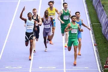 Masalela y Sedjat, dos de los rivales de Attaoui en la final.