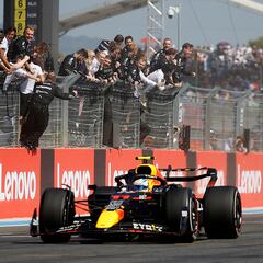 Checo Pérez perdió el podio en el GP de Francia; finalizó cuarto