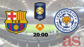 Barcelona vs Leicester en directo online, partido de la International Champions Cup