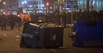 La batalla campal de Bilbao previo al partido de Europa League