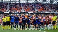 Guadalajara trailed to two goals from USMNT forward Brandon Vázquez at TQL Stadium before play was stopped after an hour.